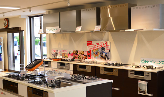 釜屋燃料店の設備工事