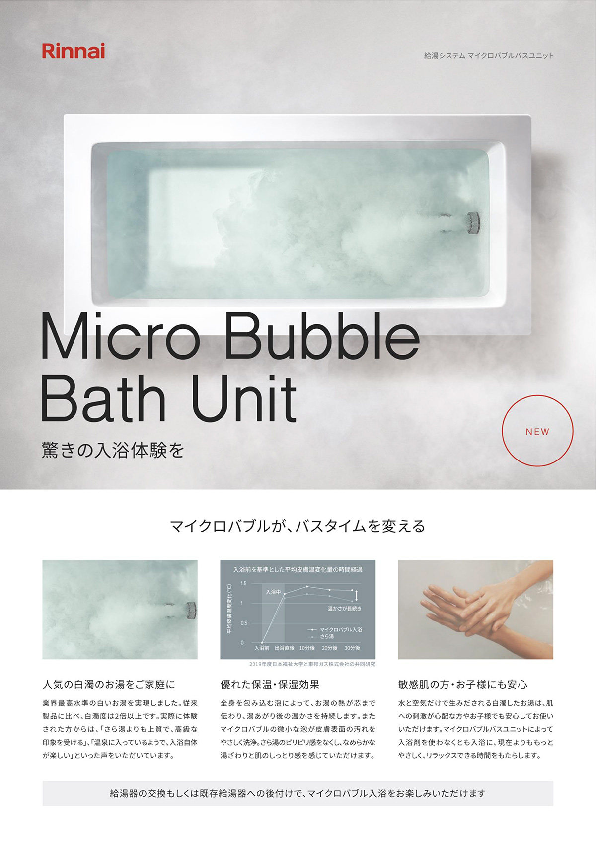 マイクロバブルバスユニット