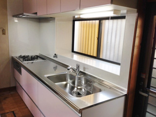 システムキッチン施工後