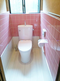 トイレ施工後